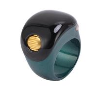 Diyeeni Anello Smart Tasbih - Contatore Digitale da Dito con 7 di Conteggio, 3 Taglie Regolabili, 3 modalità di Vibrazione, Ricarica Type-C e Mesi di Standby - Ideale per la Preghiera (Green)