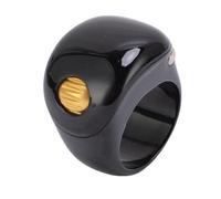 Diyeeni Anello Smart Tasbih - Contatore Digitale da Dito con 7 di Conteggio, 3 Taglie Regolabili, 3 modalità di Vibrazione, Ricarica Type-C e Mesi di Standby - Ideale per la Preghiera (Black)