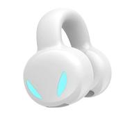 Diyeeni Auricolari BT Wireless, Cuffie con, Cuffie con per Orecchie a Lunga Durata, 8 Ore di Riproduzione, Controllo Touch e IPX5 Resistente Al Sudore con Chip BT 5.3 per (WHITE)
