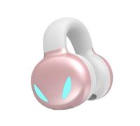 Diyeeni Auricolari BT Wireless, Cuffie con, Cuffie con per Orecchie a Lunga Durata, 8 Ore di Riproduzione, Controllo Touch e IPX5 Resistente Al Sudore con Chip BT 5.3 per (PINK)