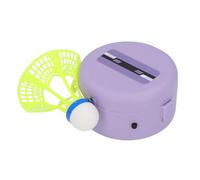 Diyeeni Automatico con Telecomando, Ripresa Automatica, per Gioco | Allenatore di badminton per giocatore singolo, altezza regolabile, luminoso, per allenamento domestico al chiuso