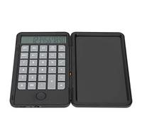 Diyeeni Calcolatrice da Tavolo con Blocco Note LCD Cancellabile, Calcolatrici da Tavolo di Base per la Scuola Media, Calcolatrice Matematica Accessori da Scrivania per Ufficio