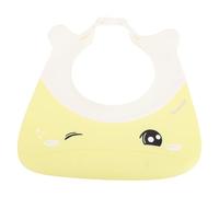 Diyeeni Cappello da Bagno per Bambini, Cappello da Doccia per Bambini Portali Morbidi Non Slip Eri a Orecchie di Protezione Regolabile per il Lavaggio dei Capelli (YELLOW)