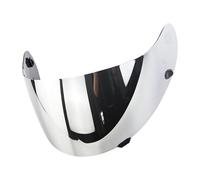 Diyeeni Casco Visiera Sostitutiva, PC Full Face Moto Scudo (Silver-Coated) | Lente per casco moto antigraffio, visiera antivento per CL-16 CL-17 CL-ST CL-SP CS-R1 CS-R2
