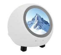 Diyeeni Compagno Robot da Scrivania con Intelligenza Artificiale, Risveglio | Robot giocattolo parlante intelligente con Bluetooth 5.0, orologio meteo WiFi, riproduzione di musica video per scrivania