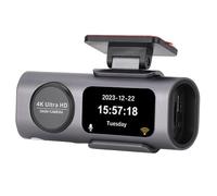 Diyeeni Dash Cam Anteriore e Posteriore, 4K Ultra HD+1080p Fotocamera da Dash per Auto, GPS Integrato, Mini Macchina per Auto, App, Visione Notturna, Sensore G, modalità di Parcheggio
