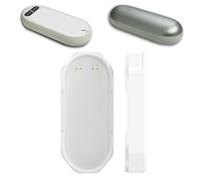 Diyeeni Dock di Ricarica Magnetica per il Bosco di Accumulo di AI Registratore Vocale, Culla per Caricabatterie Portatili con Base Non Slittata, Ricarica, Accessorio di Backup di (WHITE)