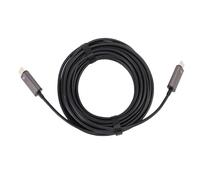 Diyeeni Fibra Ottico HD -Corda, Cavo HD in Fibra Ottica Ad Alta velocità 4K 240Hz da Maschio a Maschio Largo una compatibilità Unidirezionale 32,8 Piedi con Penetrazione a Parete Chermer per PC