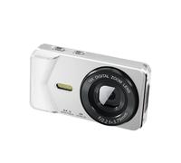 Diyeeni Fotocamera Digitale, Fotocamera da Vlogging 4K con Zoom Digitale Dual Lens 64MP 18X FHD con Filtri di Bellezza, Punto Compatto Portatile e Fotocamere di Tiro per Adolescenti per (WHITE)