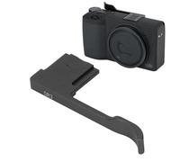 Diyeeni Grip per Pollice Compatibile con la Fotocamera GR III GR IIIX, la Fotocamera in Metallo Thumbs in Alto Accessori per le Telecamere a Mano, Facile da Installare (BLACK)