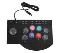 Diyeeni Joystick Arcades, Controller Fighting Stick con Porta USB, Funzioni Turbo e Macro, modalità Doppia, 8 Pulsanti Grandi e Poggiamano in Gomma, per Android TV Box, Wins 7 8 10