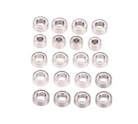 Diyeeni Kit Cuscinetti RC in Acciaio Inox, 20 Pezzi per Axial SCX30 1/30