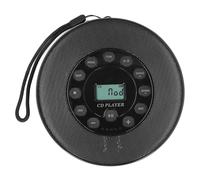 Diyeeni Lettore CD Portatile, Lettori CD RW MP3 Ricaricabili, Ingresso USB e AUX da 3,5 Mm, Lettore Musicale CD Altoparlanti e Microfono Integrati, Anti Skip, Funzione di Riproduzione (Nero Senza BT)