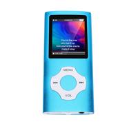 Diyeeni Lettore MP3, Lettore Musicale Portatile Bluetooth 5.3 con Schermo da 1,8 Pollici, Memoria da 32 GB, Radio FM, E-book, Registrazione, per Sport All'aria Aperta e Viaggi (BLUE)