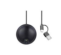 Diyeeni Microfono da Tavolo USB, Microfono a Condensatore Omnidirezionale con Cancellazione del Rumore, Plug and Play per la Registrazione di Podcast, Riunioni Online in Streaming