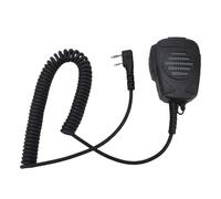 Diyeeni Microfono Radio Portatile con Jack da 3,5 Mm, Microfono Altoparlante Jack K a 2 Pin per TK3400U4P TK3400U16P TK3402U16P per RT17 RT18 RT19 RT21 RT22 RT22S per FPCN30A FPCN10A