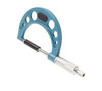 Diyeeni Micrometro Esterno in Acciaio Inossidabile, Precisione 0,01mm | Strumento per misurare lo spessore, con chiave, per la misurazione di macchinari, diametro e lunghezza