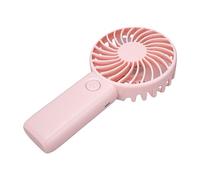 Diyeeni Mini Ventilatore da Tavolo Ventilatore Portatile Portatile USB Ricaricabile, Personale da Viaggio Silenzioso a Batteria a 3 velocità per Campeggio in Ufficio a Casa (PINK)