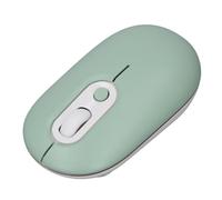 Diyeeni Mouse Wireless Bluetooth, Mouse Portatile Compatto per Laptop, BT + USB Ricevitore Dual Mode, 800/1200/1600DPI Modificabile, per Chromebook per wins 11 10 8 7 2003 2000 (GREEN)