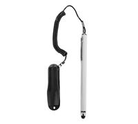 Diyeeni Penna Touch Screen, Penna Stilo con Corpo in Lega di Zinco e Punta in Silicone per Tablet Smartphone Laptop, Scrittura e Disegno Precisi, Design Leggero e Portatile (WHITE)