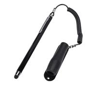 Diyeeni Penna Touch Screen, Penna Stilo con Corpo in Lega di Zinco e Punta in Silicone per Tablet Smartphone Laptop, Scrittura e Disegno Precisi, Design Leggero e Portatile (BLACK)