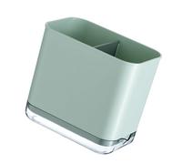Diyeeni Portautensili da Scolaposate Scomparto per Cucchiaio, Bacchette, Forchetta, Scolapiatti con Vassoio Raccogligocce, Portaposate in Plastica Salvaspazio per Piano di Lavoro, (GREEN)