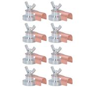 Diyeeni Saldatura Clamp/Holder di Messa a Terra Magnetica, Clamp/Holder della Macchina per Saldatura Magnetica Metallico Sicuro Fissa con Alta Efficienza per i Pali (Dimensioni ridotte (21x17cm /