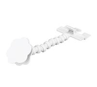Diyeeni Selfie Stick per Animali Domestici, Supporto Flessibile per (WHITE) | Staffa per telefono regolabile, clip per snack per animali domestici, materiale in PVC, funziona con la fotocamera del