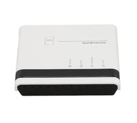 Diyeeni Server Stampante USB con Interfaccia LAN a 2 Porte 10/100Mbps, Server di Stampa di Rete Wireless Cablata per Uffici Domestici Wins7 8 10 11 OS X (Spina europea)