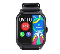 Diyeeni Smart Watch Rispondi Ed Effettua Chiamate, Orologio Fitness per Uomini e Donne con Monitoraggio e Previsione della Salute, Touch Screen da 1,85 Pollici, Oltre 100 modalità (BLACK)