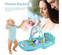 Diyeeni Tappetino da Gioco per Bambini, Palestra con Giochi Sospesi e Tappetino da Palestra per Suonare il, Sensoriale per lo Sviluppo dei Bambini, Filastrocca per, ABS + Materiale in Tessuto (PINK)