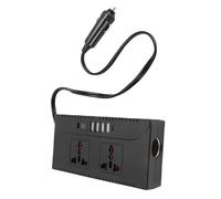 Diyeeni Tappo di Adattatore del Veicolo da Fermate, 150 W CANGLIO CAMPIO INVERTER 4 PORTE USB 1 Tipo C -Porta per Viaggi su Strada