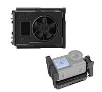 Diyeeni Ventola di raffreddamento per fotocamera Osmo Action 4 3 5 Pro, silenziosa e rapida riduzione del calore, con regolazione a 3 velocità e attacco a slitta fredda