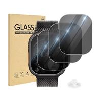 DiyGody 4 pellicole protettive per schermo per Apple Watch Ultra 3/2/1 49 mm, 9H HD in vetro temperato anti-sguardo, anti-graffio, senza bolle, protezione per lo schermo per iWatch Ultra 3