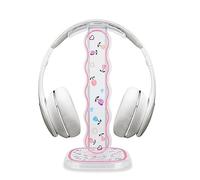 DiyGody Supporto Universale per Cuffie, Porta per Cuffie da Tavolo con Base in Acrilico, Stand Over-Ear da Gioco, Supporto Staccabile Compatibile con AirPods Max/Sennheiser/Sony/Bose/AKG - Tulipani