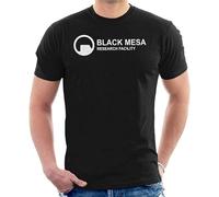 Diyilu Black Mesa Research Facility Half Life Men's T-Shirt Black XL