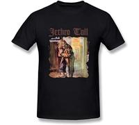 Diyilu Men's Cotton Jethro Tull Aqualung T Shirt Black XL