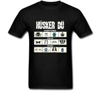 Diyilu Men's Husker Du Everything Falls Apart T Shirt Black XL