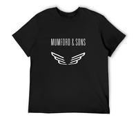 Diyilu Mumford And Sons UK Tee Cotton Men's T-Shirt Black M