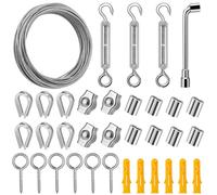 DIYLAND 20M PVC Set di cavi metallici