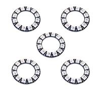 DIYmall 5PCS 12 X WS2812B RGB LED Ring 12 Bit WS2812 5050 Lampada Luce con Driver Integrato Luce a Colori Full DC 5V per Arduino Raspberry Pi