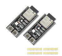 diymore 2 pezzi per modulo ESP32-S3 DevKitC-1 N16R8, per ESP32 S3 1-N16R8 con WiFi, Bluetooth 5.0, USB C antenna collegabile (pin non saldati)
