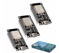 Diymore 3 Pezzi per ESP32 Scheda di Sviluppo Nodemcu per ESP32 NodeMCU Modulo USB C 2.4 GHz WLAN WiFi Bluetooth CH340 Chip