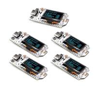 Diymore 5PCS ESP32 LoRa 1262 V3 ESP32 LX7 Dual-core 0.95" Blu Oled Bluetooth,Tipo C WIFI Kit ESP32 Modulo CP2012 IOT Scheda di Sviluppo 863MHZ-928MHz
