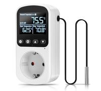 diymore Termostato digitale, regolatore di temperatura con sonda 230 V, modalità di riscaldamento e raffreddamento per serra, terrario, frigorifero