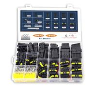 Diyoung 796 PZ Auto Impermeabile Connettore Elettrico, Connettore a Spina per Auto da 12V,1/2/3/4/5/6 Pin, per Auto, Motociclette, Navi, Camion Collegano Rapidamente (1-6P)