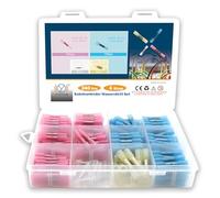 DIYoung Connettori per Cavi Termorestringenti, 10 - 26 AWG kit di Terminali a Crimpare (340 Pezzi)