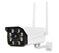 DIYTECH Telecamera IP Sorveglianza 4G / LAN DIY-G550 2Mpx, impermeabile esterno materiale ABS, connessione 4G (scheda SIM non inclusa). Allarme luce bicolore rosso/blu, audio bidirezionale