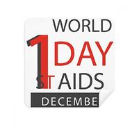 DIYthinker 1/12 Giornata Mondiale Contro l'AIDS HIV Simbolo Occhiali Panno di Pulizia Cleaner Screen Phone Tessuto della Pelle Scamosciata 2 Pezzi