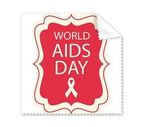DIYthinker 1 ° Rosso Ribbon Giornata Mondiale della Lotta all'AIDS Dicembre HIV Simbolo solidarietà Occhiali Panno Panno di Pulizia dello Schermo del Telefono 5pcs Cleaner